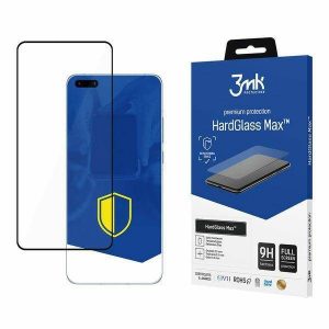 3MK HardGlass Max Huawei P40 Pro carnaș/negru, protecție ecran FullScreen Glass