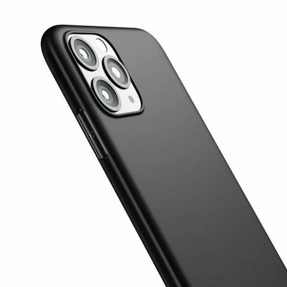 Husă mată 3MK pentru iPhone 11, neagră/neagră