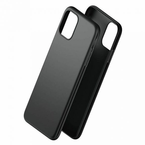 Husă mată 3MK pentru iPhone 8 Plus carcasa neagră/neagră