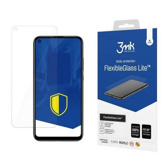 3MK Sticlă flexibilă Lite Huawei P40 Lite Folie sticlă Hybrid Lite ecran protector