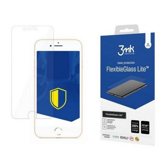 3MK Sticlă flexibilă Lite iPhone SE 2020 / SE 2022 Folie sticlă Hybrid Lite ecran protector