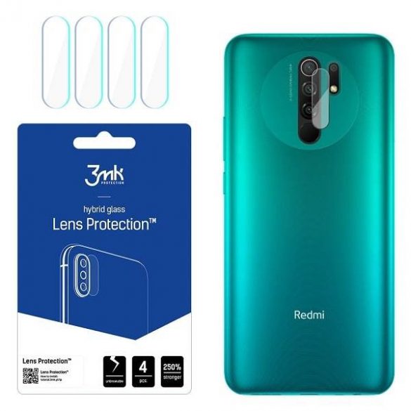 3MK Lens Protect Xiaomi Redmi 9 Ochrona și obiektyw aparat 4szt screen protector