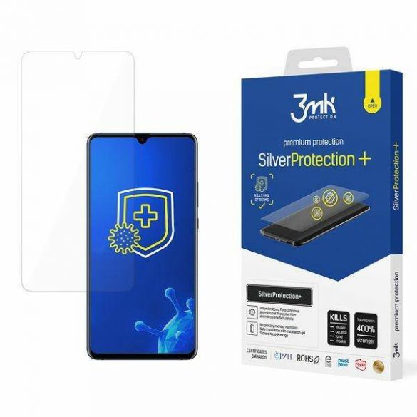 Protector de ecran 3MK Silver Protect+ Huawei Mate 20 Folia Antimicrobowa montowana și mokro