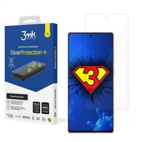 Protector de ecran 3MK Silver Protect+ Samsung N980 Note 20 Folia Antimicrobowa montowana și mokro