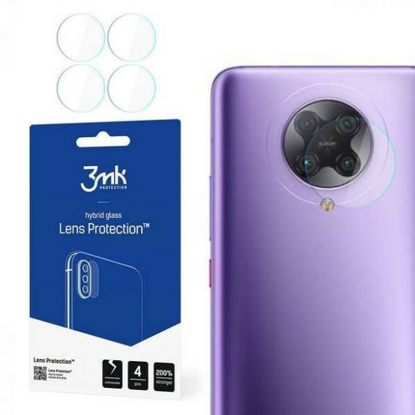 3MK Lens Protect Xiaomi Poco F2 Pro Protecție pentru obiectivul aparatului foto 4pcs ecran protector