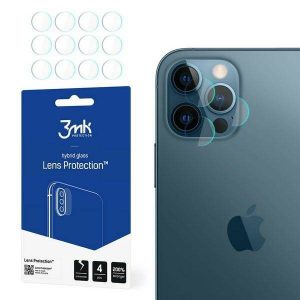 3MK Lens Protect iPhone 12 Pro Ochrona și obiektyw aparat 4szt screen protector