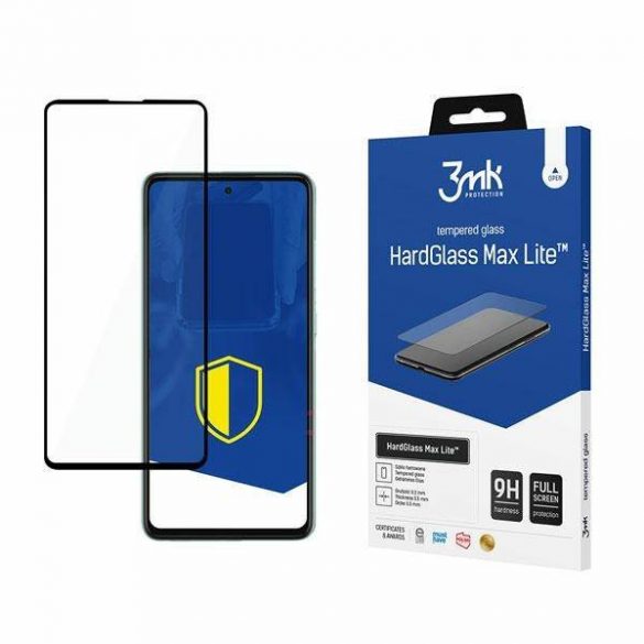 3MK HG Max Lite Samsung A526 A52 5G /4G/A52s negru / negru ecran protector