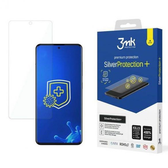 3MK Silver Protect+ Samsung A52/A52 5G Wet Mount Antimicrobial Folia  Protector de ecran