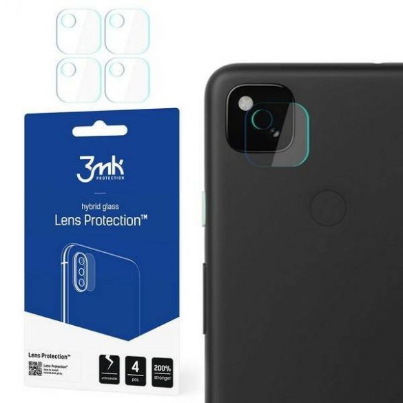 3MK Lens Protect Google Pixel 4a Ochrona și obiektyw aparat 4szt screen protector