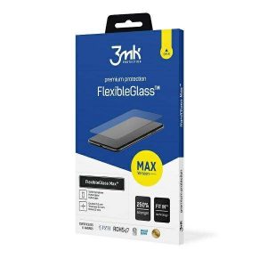 3MK FlexibleGlass Max Samsung G991 S21 czarny/negru, Szkło Hybrydowe z wzmocnionymi krawędziami protector de ecran