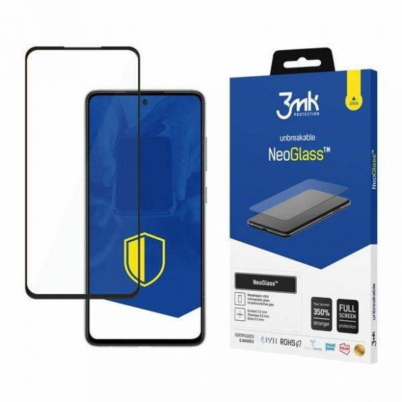 Protector de ecran 3MK NeoGlass Samsung A52/A52 5G negru czarny