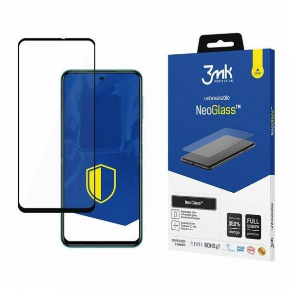 Protector de ecran 3MK NeoGlass Xiaomi Redmi Note 9 Pro 5G czarny/negru