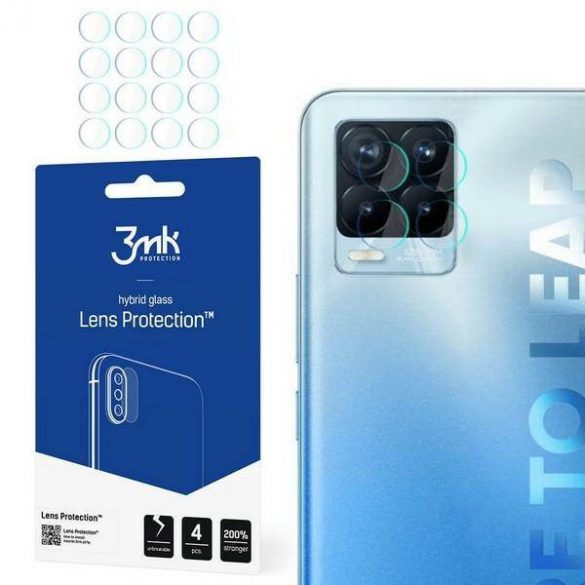 3MK Lens Protect Realme 8 Pro Ochrona și obiektyw aparat 4szt screen protector