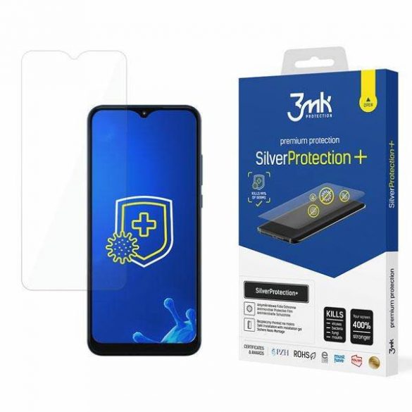 3MK Silver Protect+ Motorola Moto G Play Folia Folia Antimicrobowa montowana și mokro screen protector