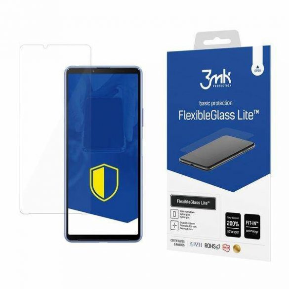 3MK Sticlă flexibilă Lite Sony Xperia 10 III 5G Folie sticlă Hybrid Lite ecran protector