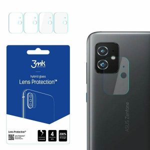 3MK Lens Protect Asus Zenfone 8 camera de protecție obiectiv 4pcs ecran protector