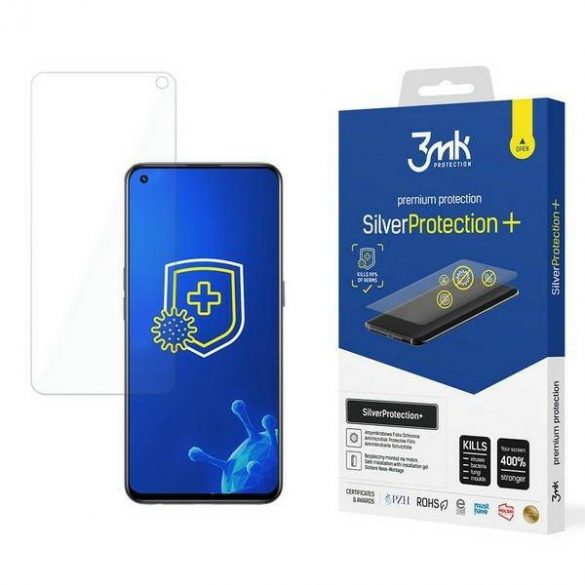 Protector de ecran 3MK Silver Protect+ Realme GT Master Folia Antimicrobowa montowana și mokro