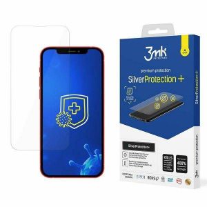 Protector de ecran 3MK Silver Protect+ iPhone 13/13 Pro Folia Antimicrobowa montowana și mokro