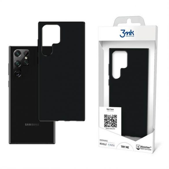 Carcasa 3MK Mate Samsung S908 S22 Ultra carcasa/neagra