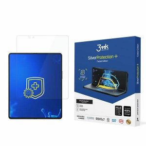 3MK Silver Protect+ Samsung Z Fold 3 5G, cu montare umedă, folie antimicrobiană de protecție a ecranului