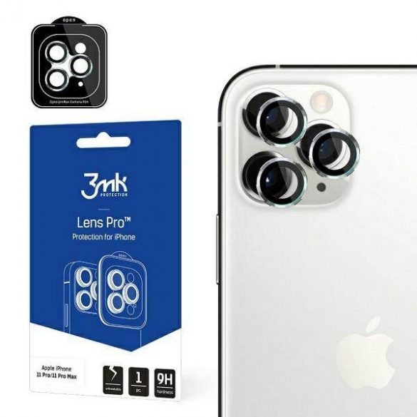 3MK Lens Protection Pro iPhone 11 Pro /11 Pro Max Ochrona și obiektyw aparate z ramką montażową 1szt.