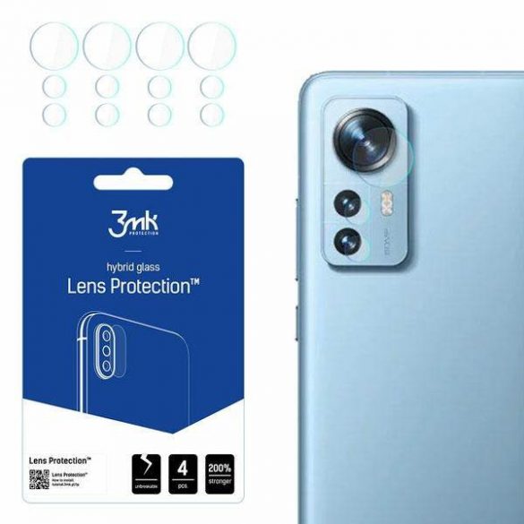 3MK Lens Protect Xiaomi 12/12X Camera de protecție a obiectivului 4 buc ecran protector