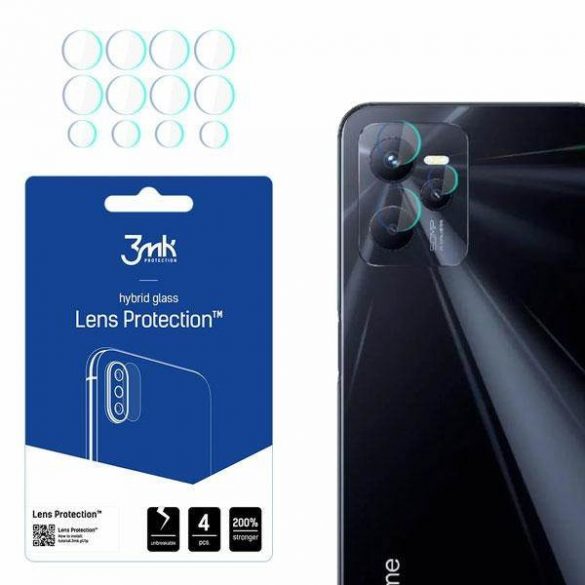 3MK Lens Protect Realme C35 Ochrona și obiektyw aparatu 4szt screen protector