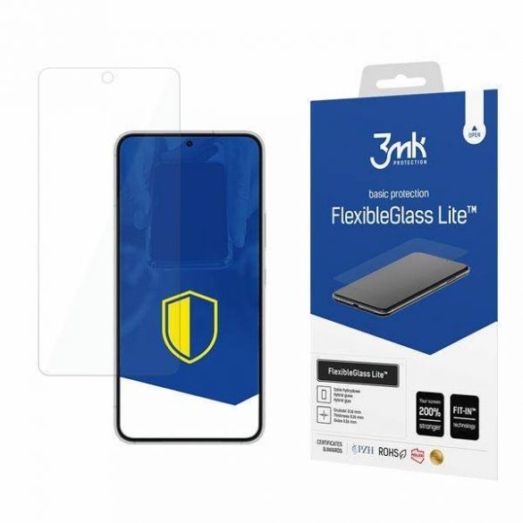 3MK Sticlă flexibilă Lite Samsung S22 S901 Folie sticlă Hybrid Lite ecran protector