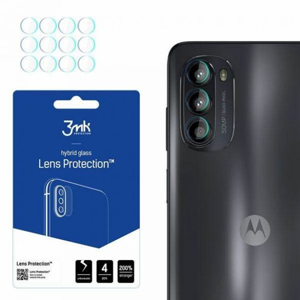 3MK Lens Protect Motorola Moto G52 Ochrona cu obiektyw aparate 4szt screen protector