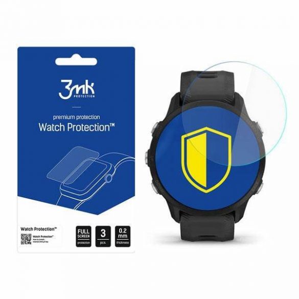 Ceas FlexibleGlass 3MK Garmin Forerunner 955 Szkło Hybrydowe protector de ecran