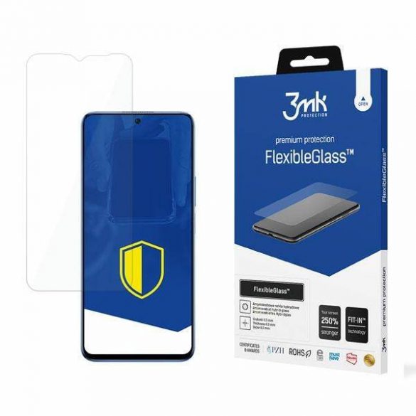 3MK Sticlă flexibilă Honor X7 Folie sticlă Hybrid ecran protector