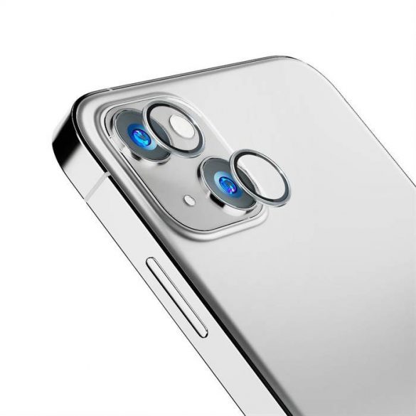 3MK Lens Protection Pro iPhone 14 6,1" srebrny/silver Ochrona na obiektyw aparatu z ramką montażową 1szt. screen protector