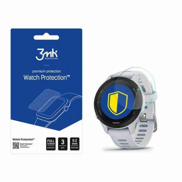 3MK Sticlă flexibilă Watch Garmin Forerunner 255s Music Folie sticlă Hybrid ecran protector