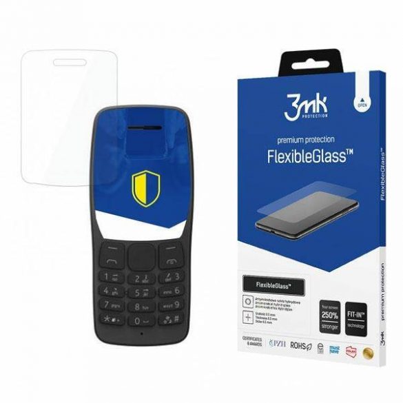 3MK Sticlă flexibilă Nokia 110 Folie sticlă Hybrid ecran protector