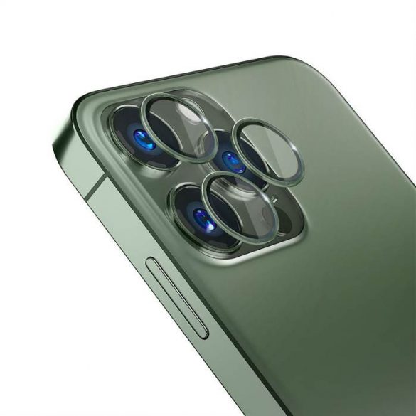 3MK Lens Protection Pro iPhone 13 Pro / 13 Pro Max zielony/alphine green Ochrona și obiektyw aparatu z ramką montażową 1szt. protector de ecran