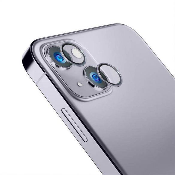 3MK Lens Protection Pro iPhone 14 Plus 6,7" fioletowy/violet Ochrona na obiektyw aparatu z ramką montażową 1szt. screen protector