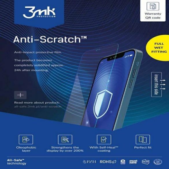 Telefon 3MK All-In-One anti-zgârieturi mokry montaż 5 szt. protector de ecran