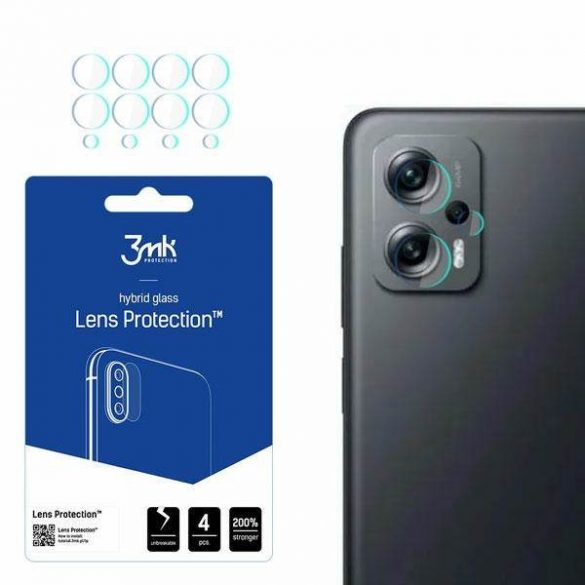 3MK Lens Protect Xiaomi POCO X4 GT 5G Ochrona și obiektyw aparat 4szt screen protector