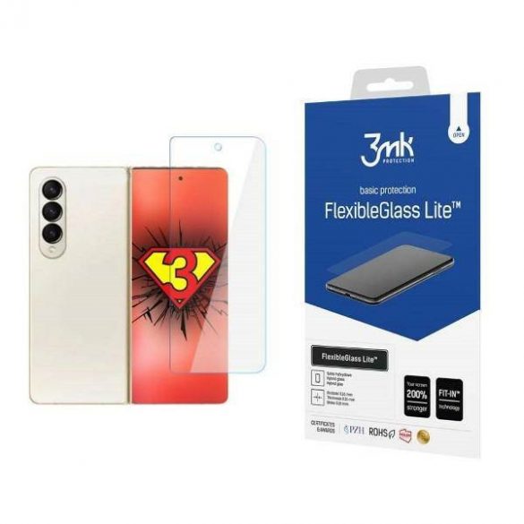 3MK Sticlă flexibilă Lite Samsung F936 Z Fold4 Folie sticlă Hybrid Lite - Ecran frontal protector