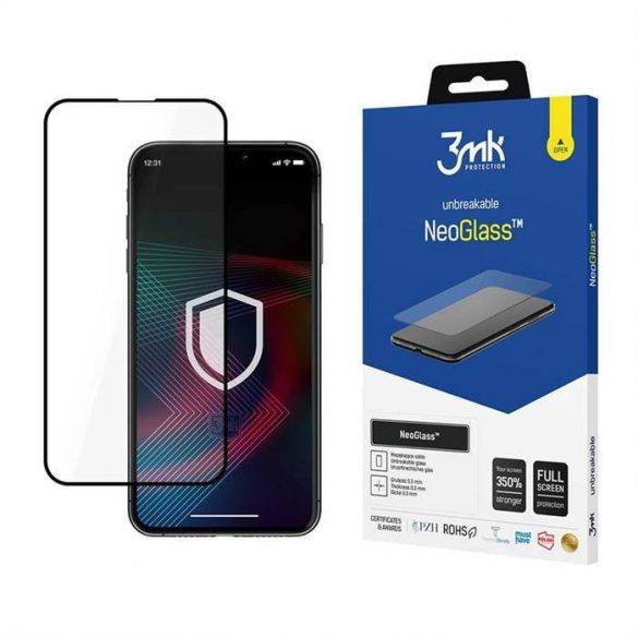 3MK Neosticlă iPhone 14 Plus 6,7" negru negru ecran protector