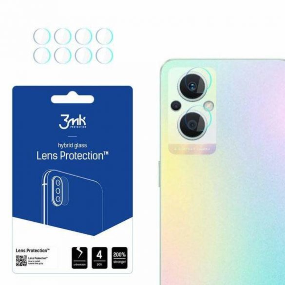 3MK Lens Protect OPPO Reno 7 Lite 5G Camera lens protection 4pcs screen protector