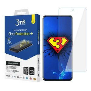 Protector de ecran 3MK Silver Protect+ Xiaomi 12T/12T Pro Folia Antimicrobowa montowana și mokro