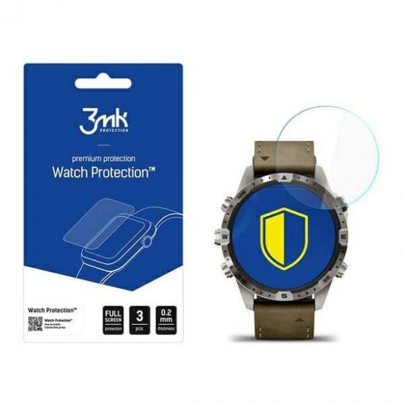 3MK Sticlă flexibilă Watch Garmin MARQ Series Gen2 Folie sticlă Hybrid ecran protector