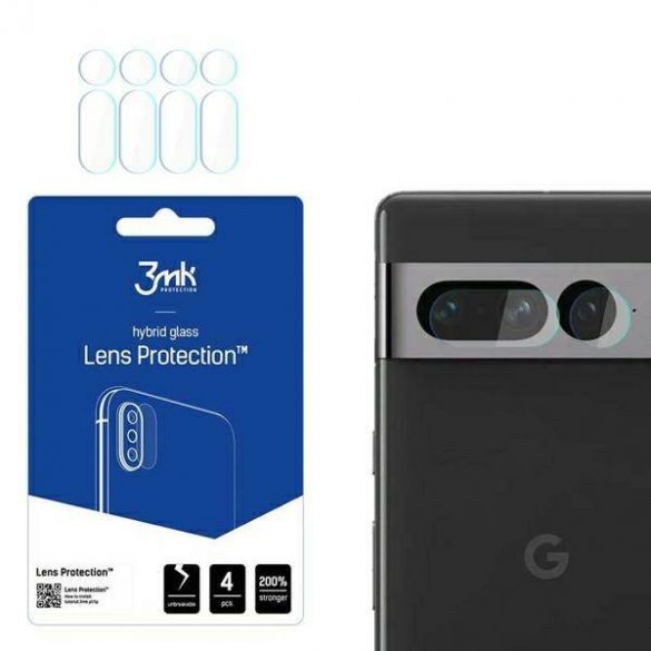 3MK Lens Protect Google Pixel 7 Pro Protecție pentru obiectivul camerei foto 4pcs ecran protector