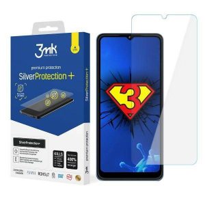 3MK Silver Protect+ T-Mobile T Phone 5G / Revvl 6 5G Folia Antimicrobowa montowana și mokro protector de ecran