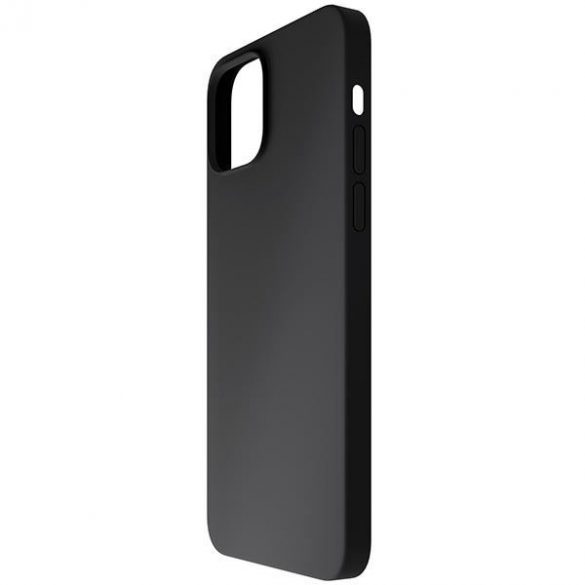 3MK Silicon husă iPhone 11 / Xr 6,1 negru / negru"