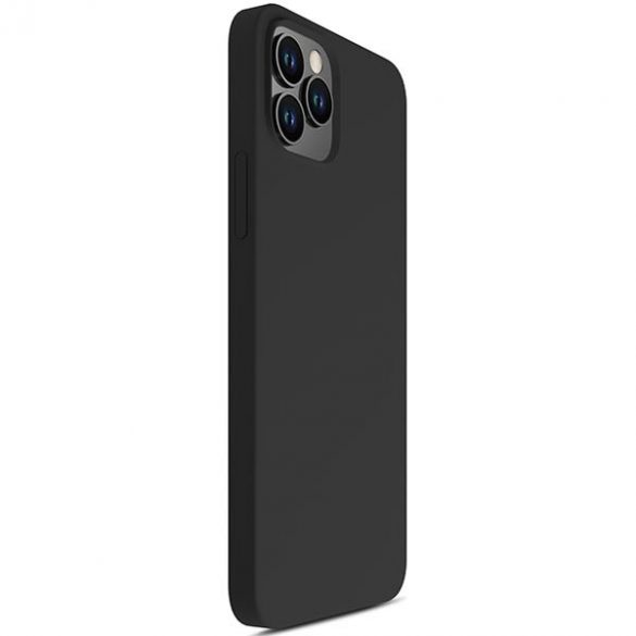 Husă din silicon 3MK iPhone 12/12 Pro 6,1 czarny/negru"