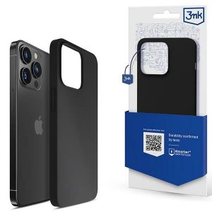 Husă din silicon 3MK iPhone 13 Pro 6,1 negru/negru"