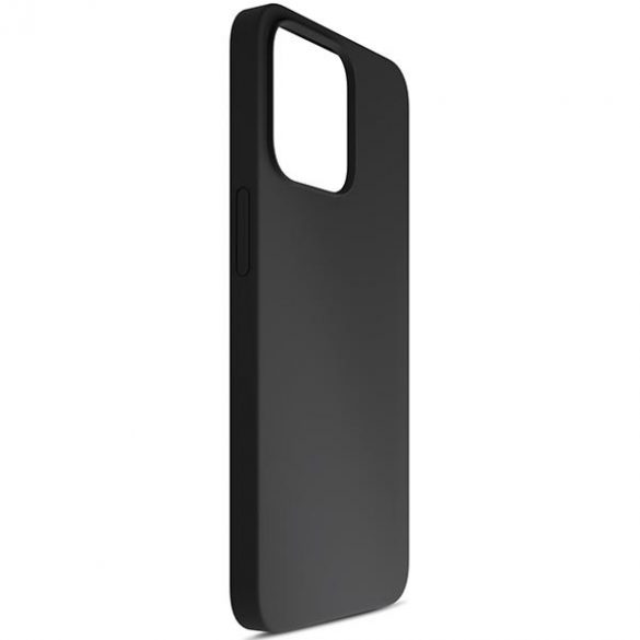 Husă din silicon 3MK iPhone 13 Pro 6,1 negru/negru"