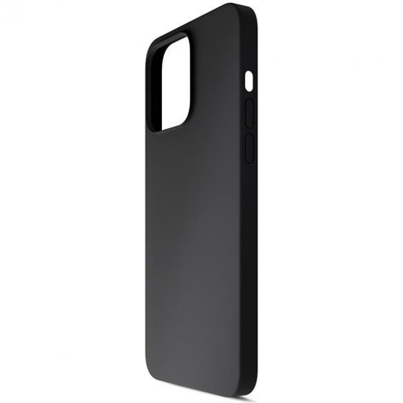 Husă din silicon 3MK iPhone 13 Pro 6,1 negru/negru"